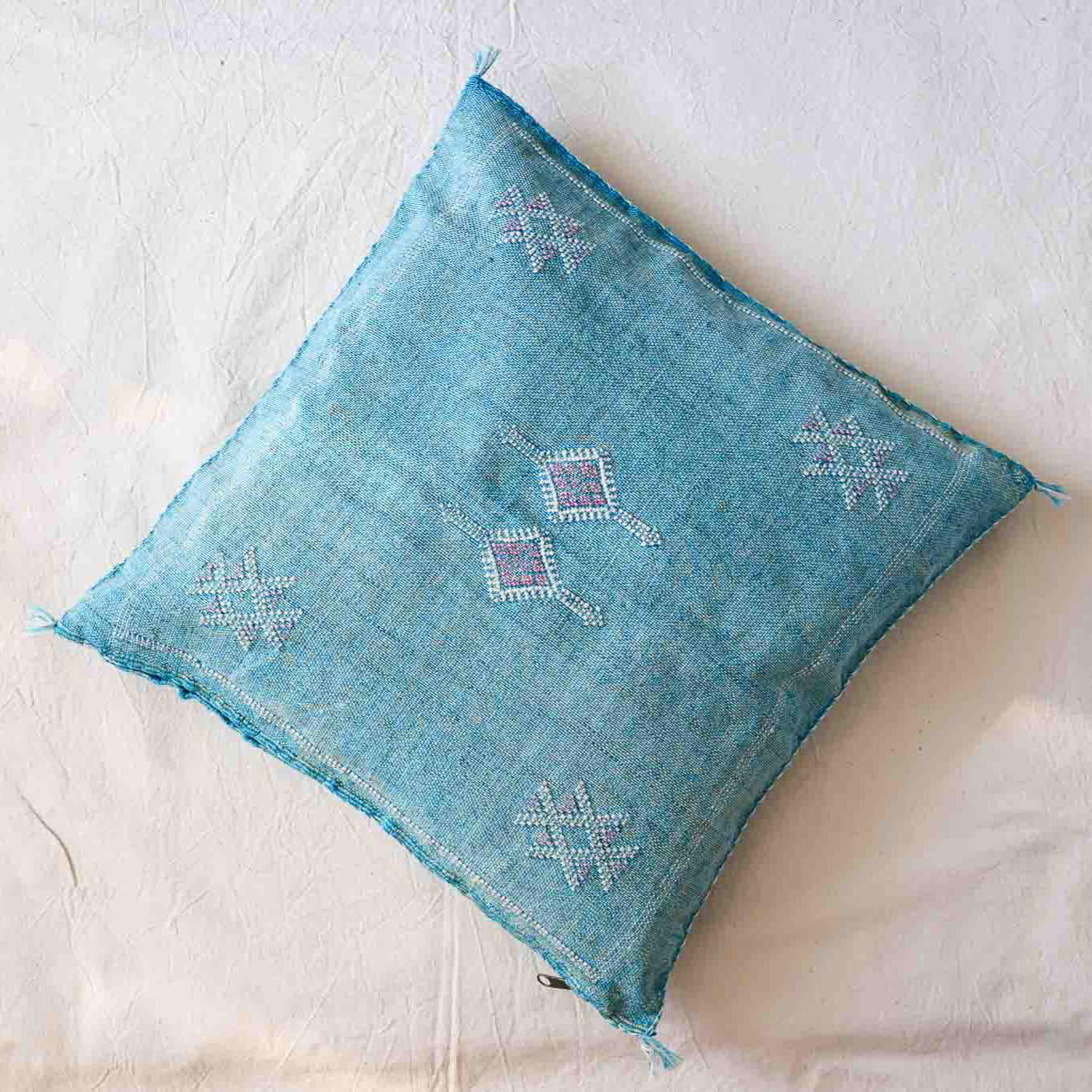 Housse de coussin en soie de cactus – 50x50 cm