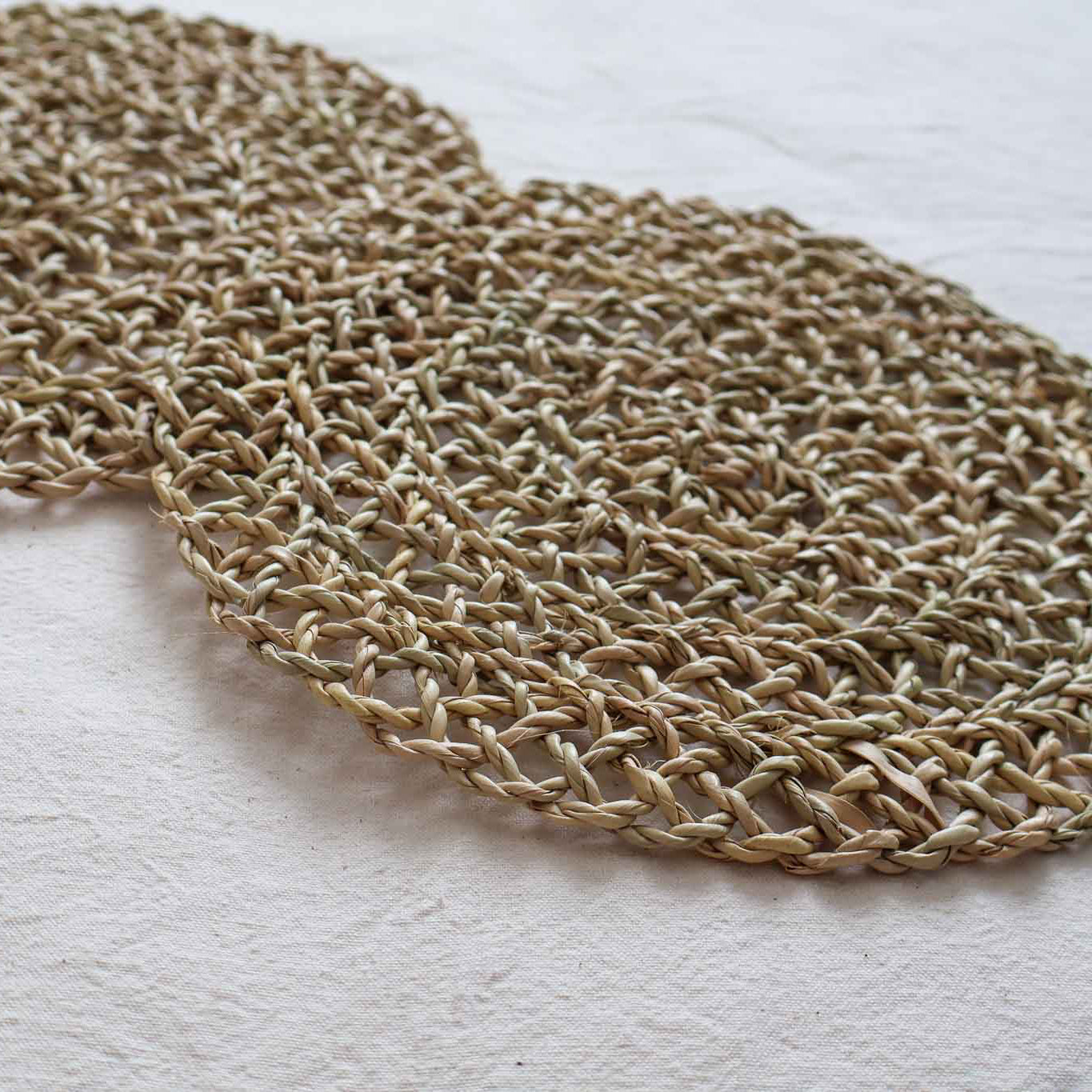 Set de table en osier tressé - Fait main