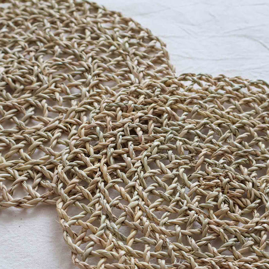 Set de table en osier tressé - Fait main