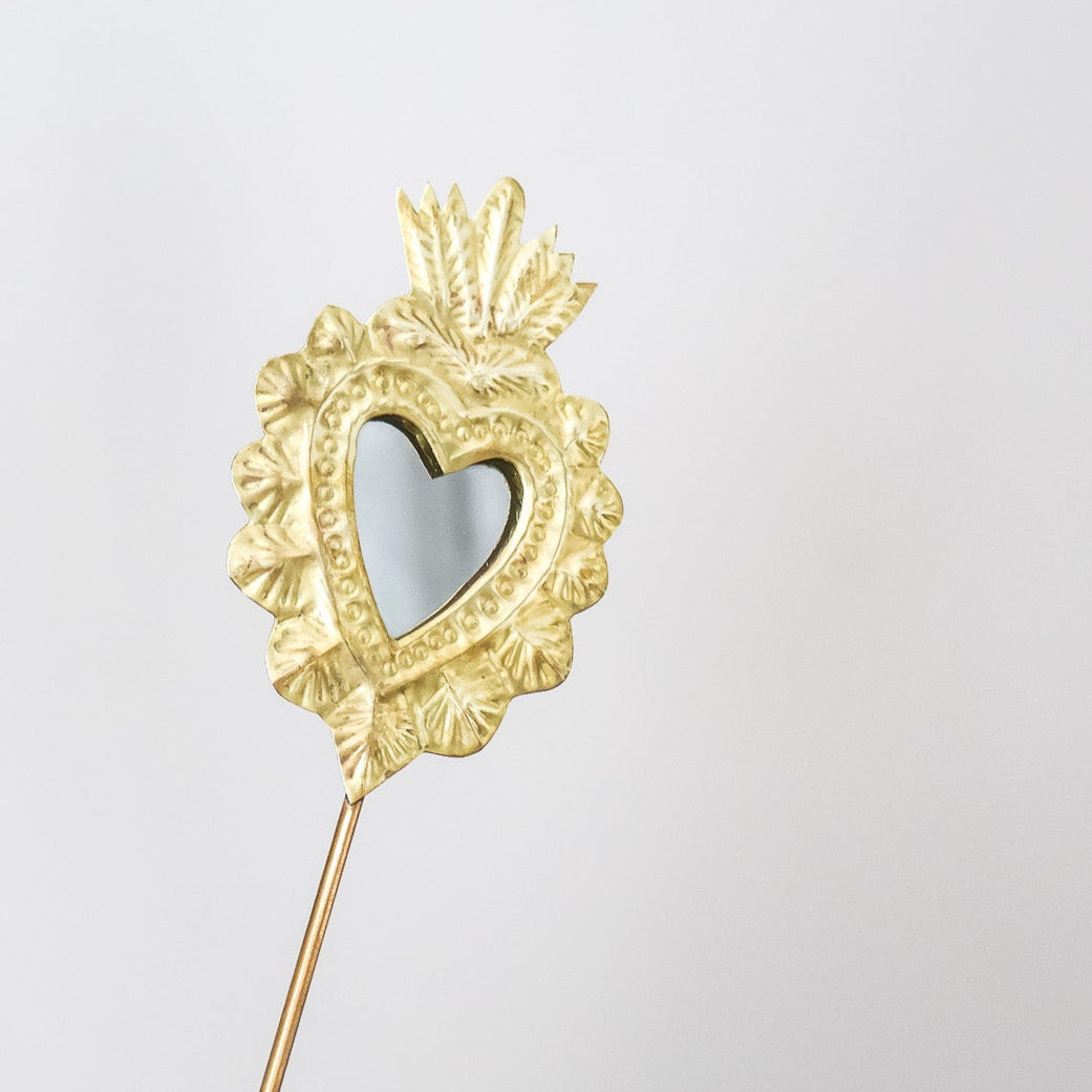 Bijou de bouquet, ex voto – Laiton doré