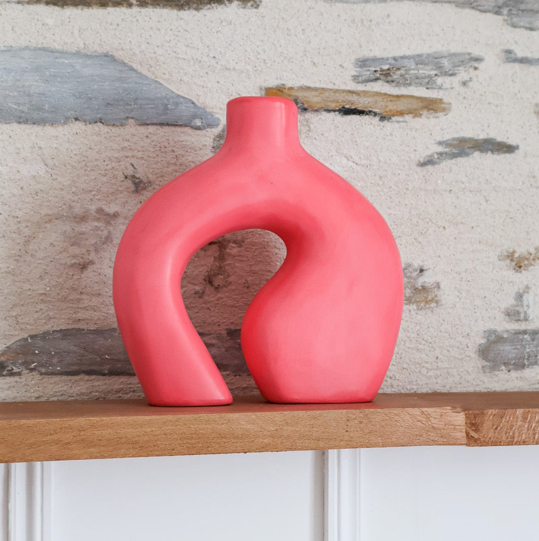 vase munhanna rose fond MAISON ASLI