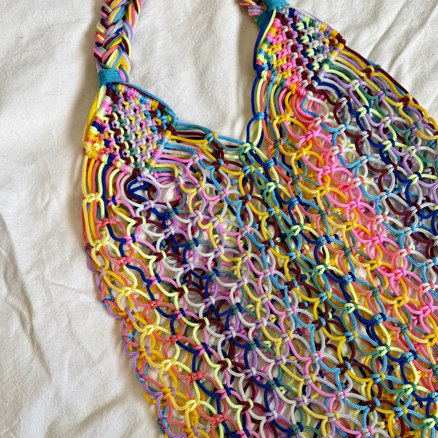 Sac panier en crochet marocain fait main, pièce unique Maison Asli