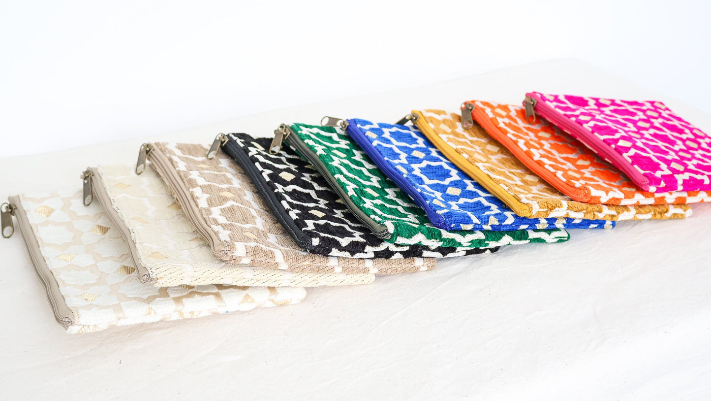 Pochette artisanale - 9 couleurs & 3 tailles