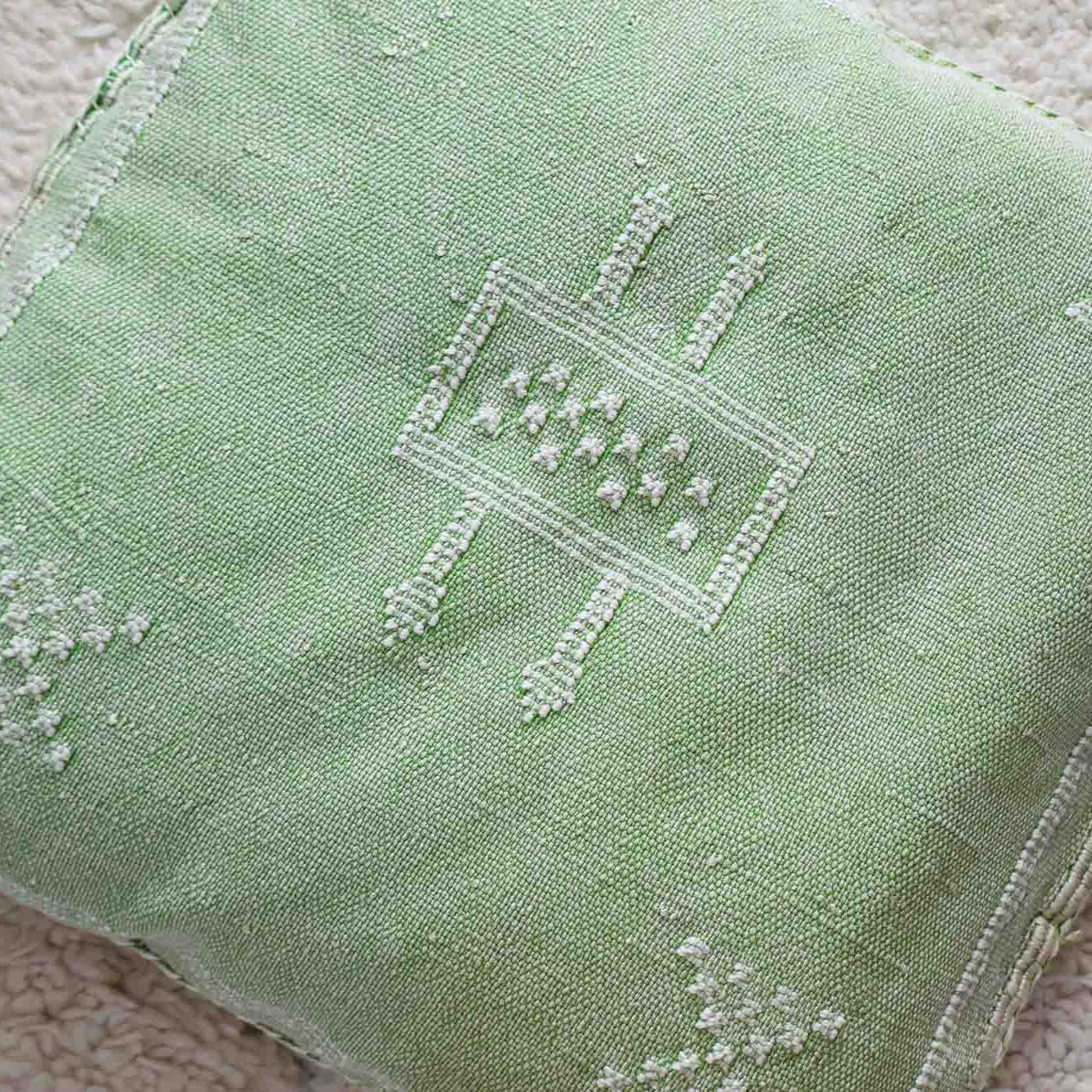 Housse de coussin en soie de cactus – 50x50 cm