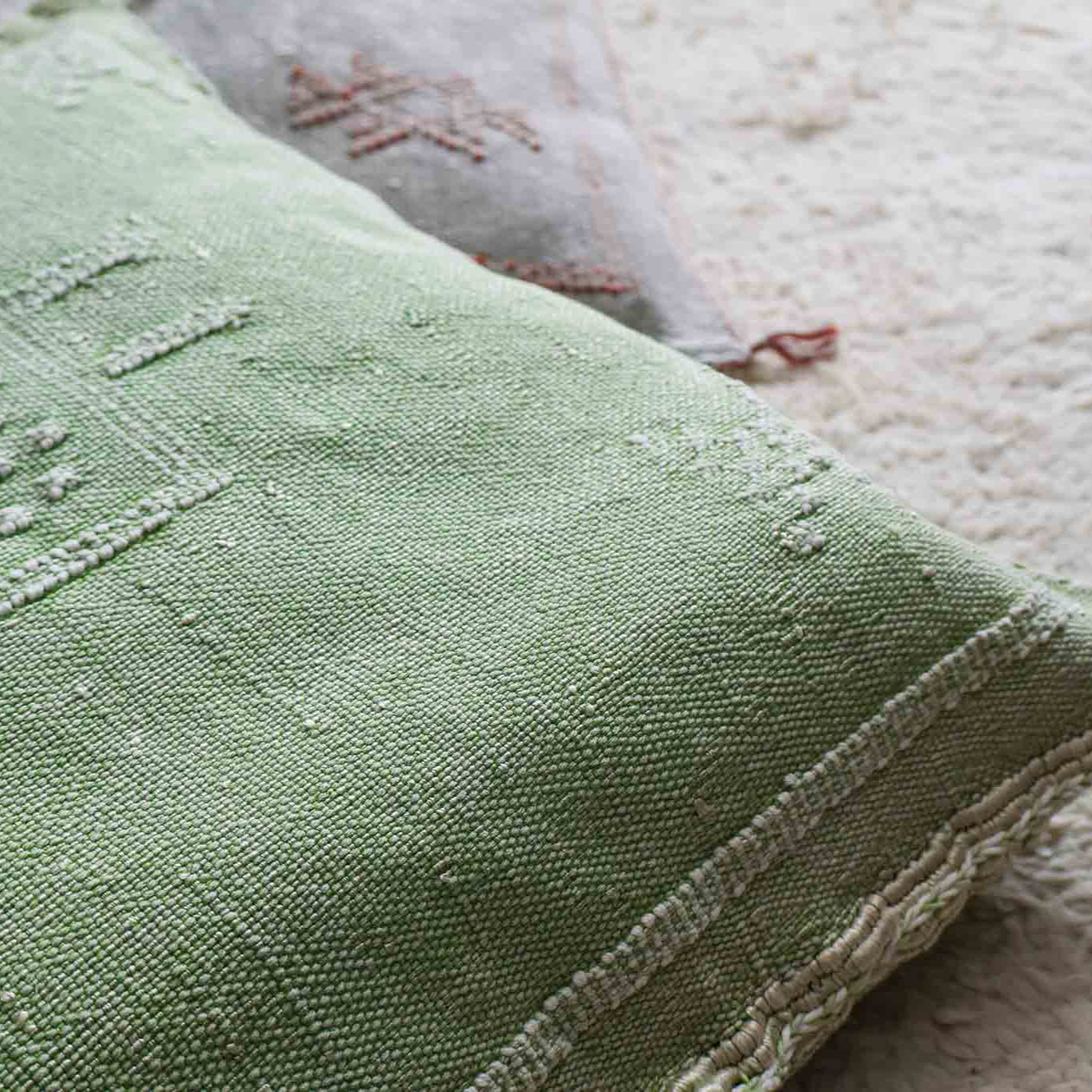 Housse de coussin en soie de cactus – 50x50 cm