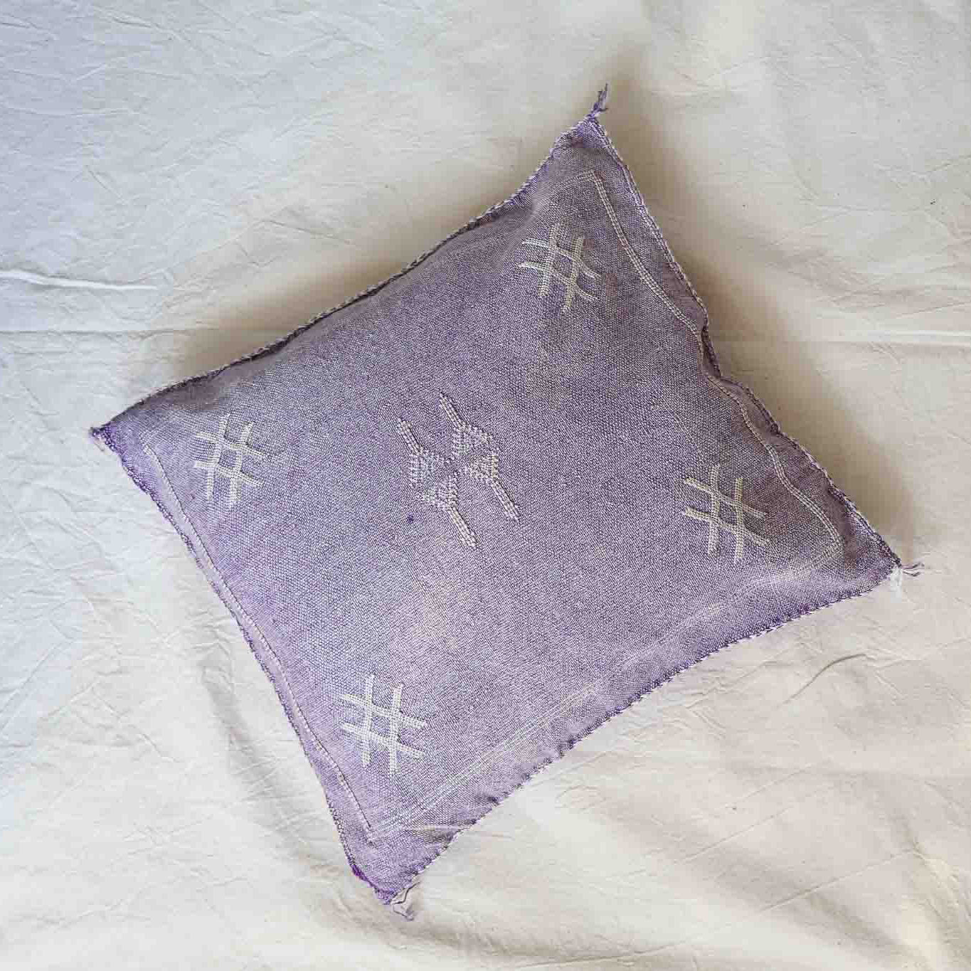 Housse de coussin en soie de cactus – 50x50 cm