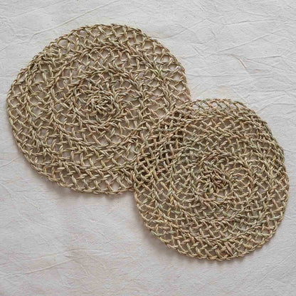 Set de table en osier tressé - Fait main