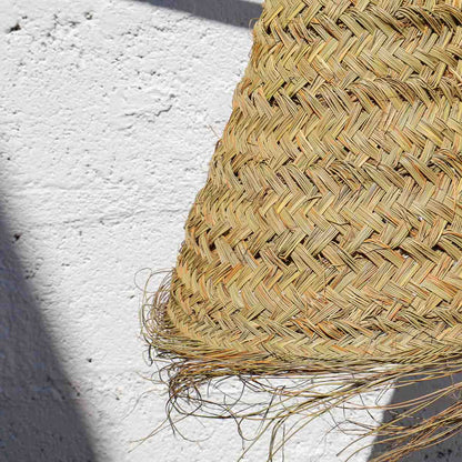 Suspension "Djemaa" – Tressage plein en alfa naturelle