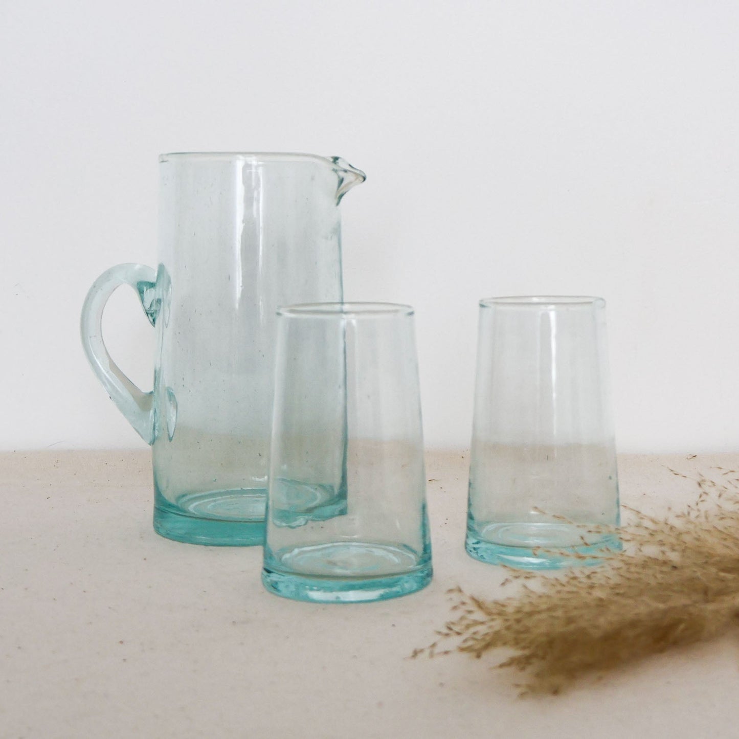 Carafe BELDI - verre soufflé recyclé
