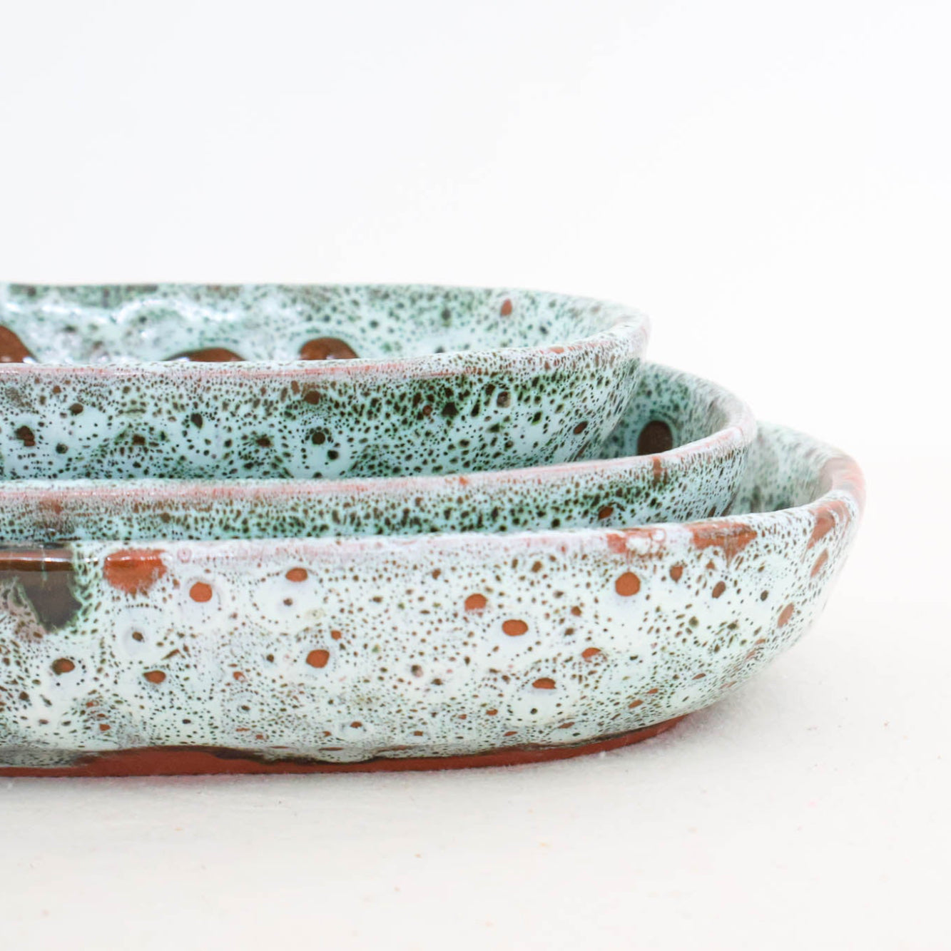 Plat en céramique, 3 tailles - collection Ayyur