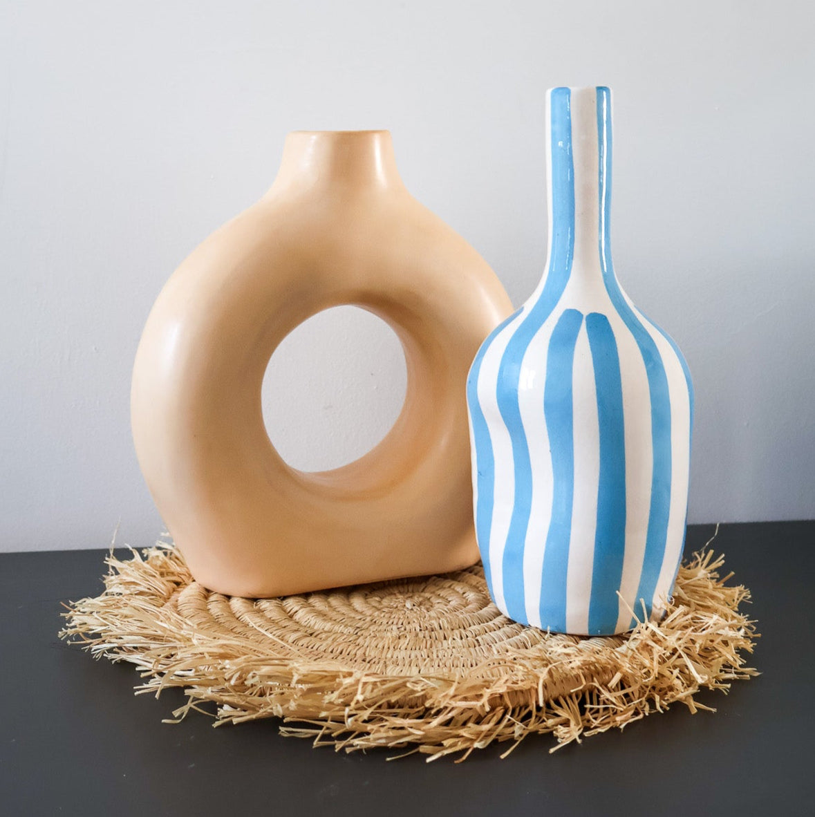 Vase Daira en Tadelakt – fabrication artisanale