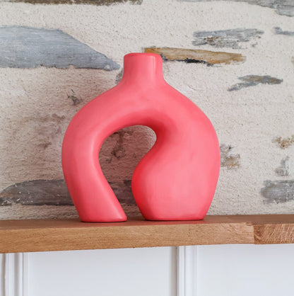 vase munhanna rose fond MAISON ASLI