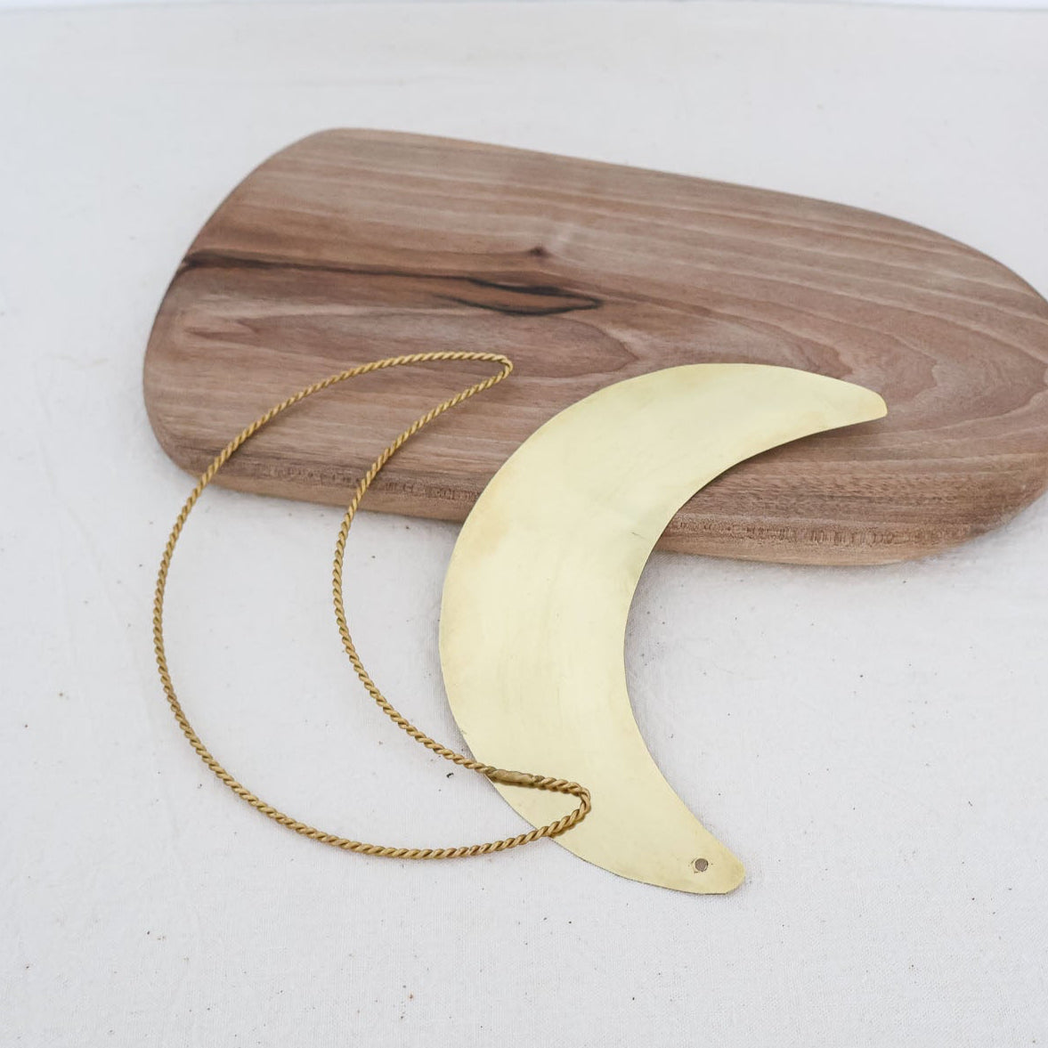 Formes décoratives en laiton torsadé – Oiseau, Nuage ou Lune