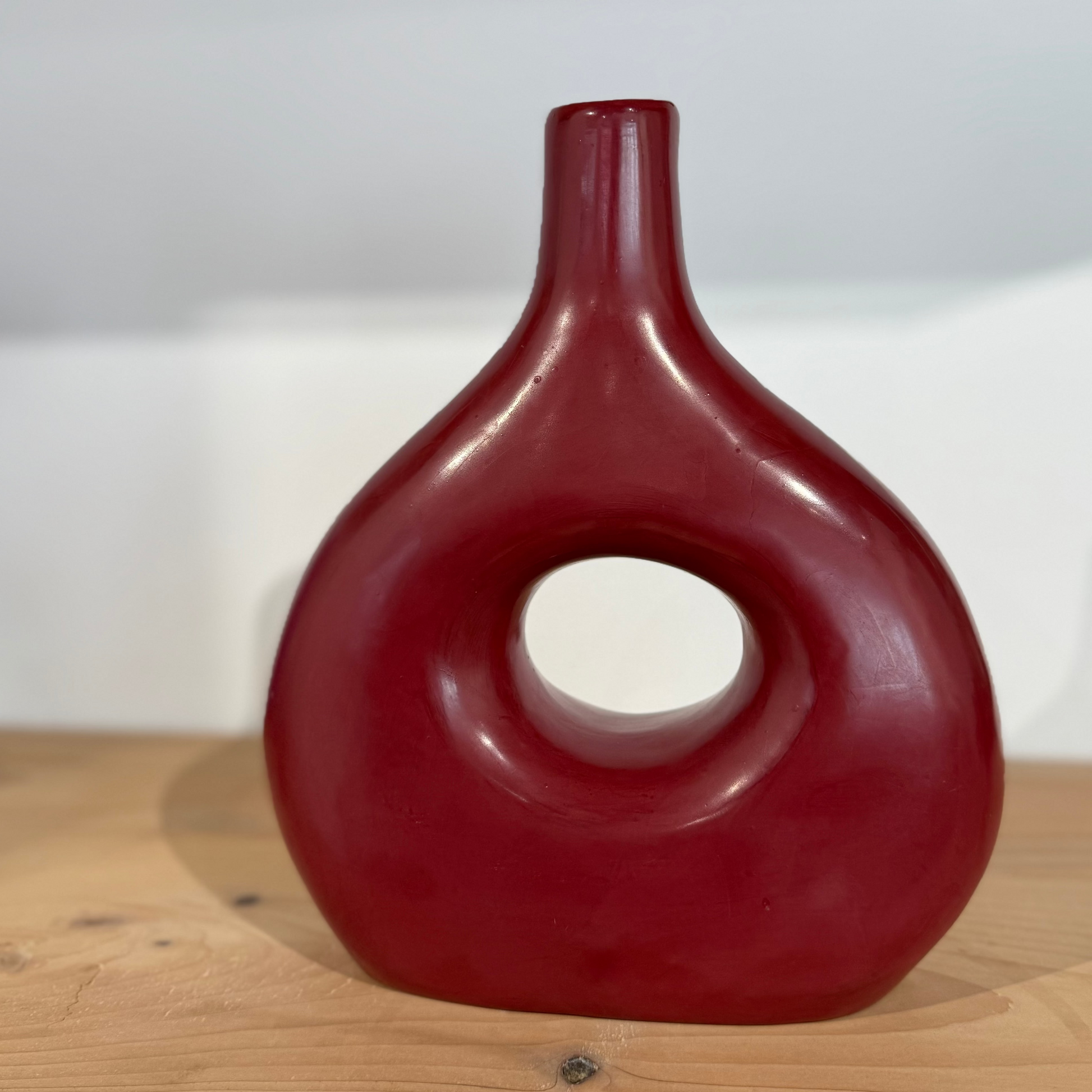 Vase Bayda en Tadelakt, détail de la texture Tadelakt