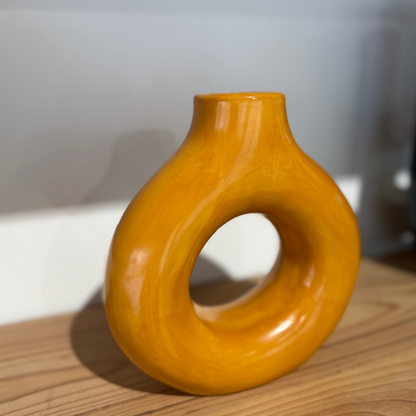 Vase Daira en Tadelakt – fabrication artisanale