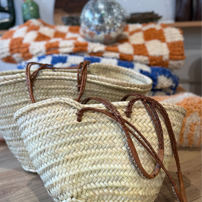 Panier marocain anses tressées