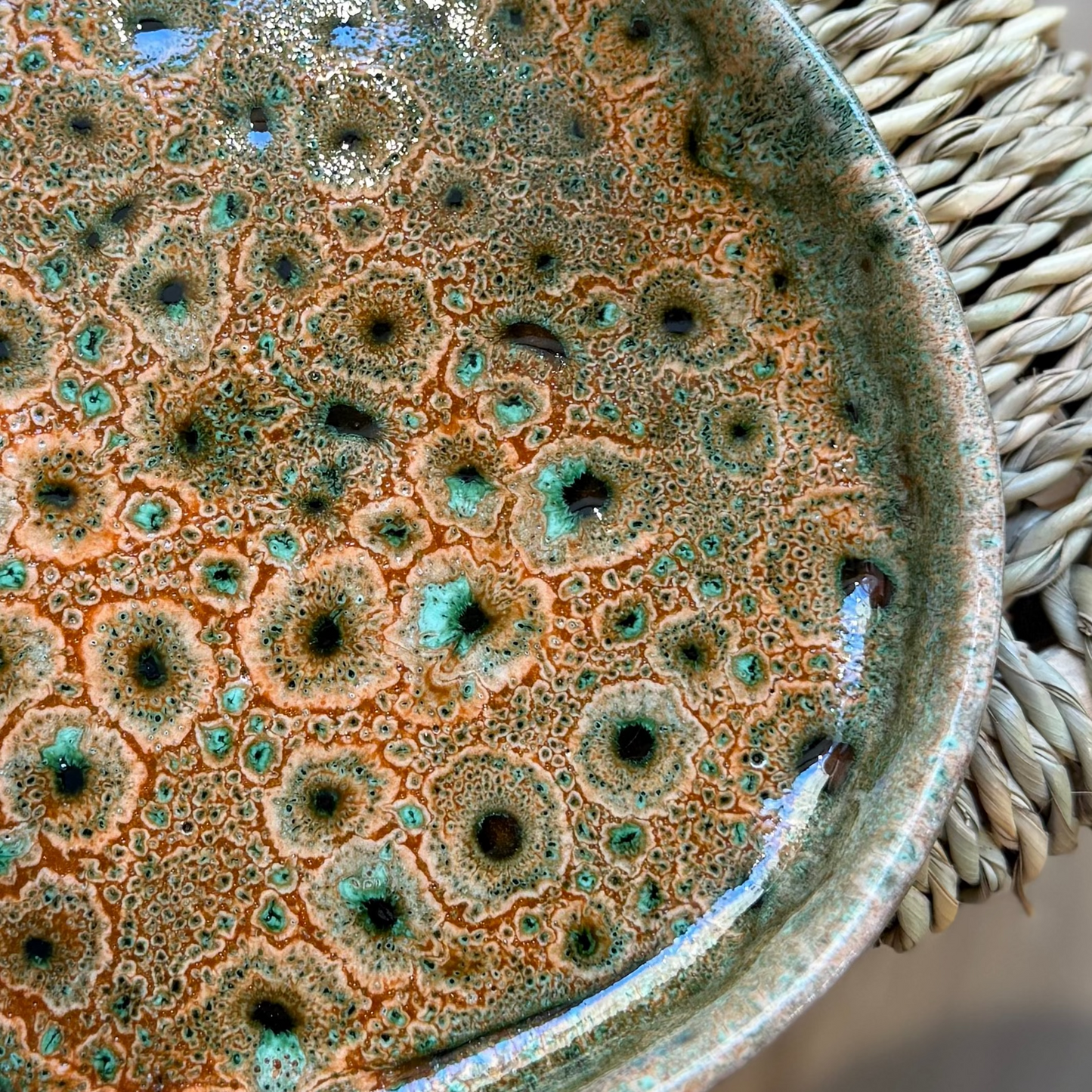 Repose-bijoux unique en céramique