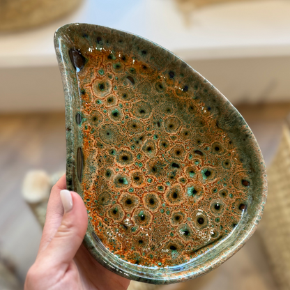 Repose-bijoux unique en céramique