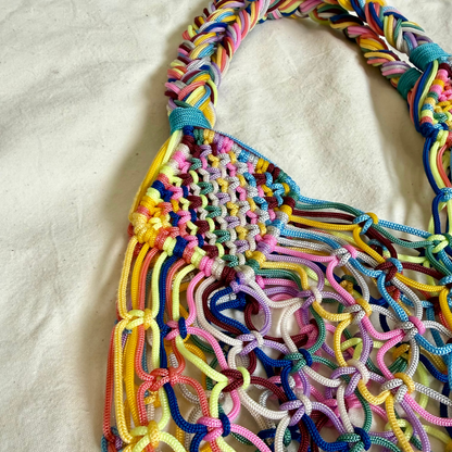 Sac panier en crochet marocain artisanal, décoration et accessoire Maison Asli