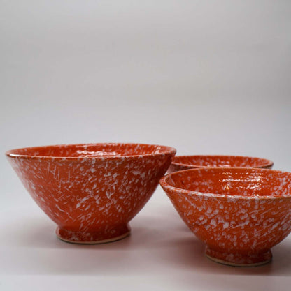 Saladier et bols - collection Nujum, orange