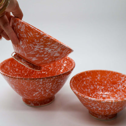 Saladier et bols - collection Nujum, orange