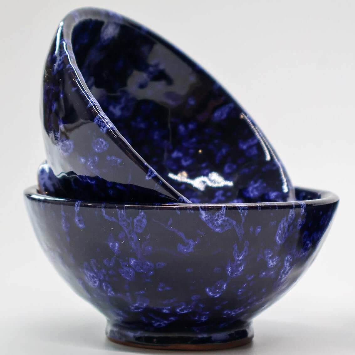 Mini bol, en trio, bleu profond - collection Ayyur
