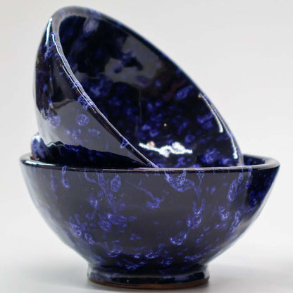 Mini bol, en trio, bleu profond - collection Ayyur