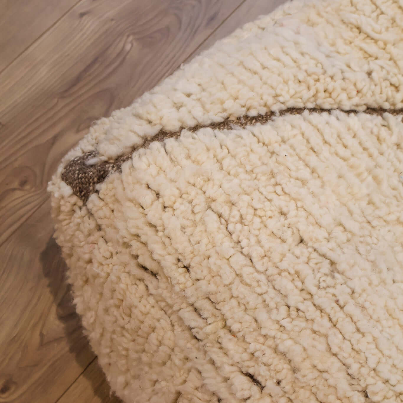 pouf Beni Ouarain détails marron