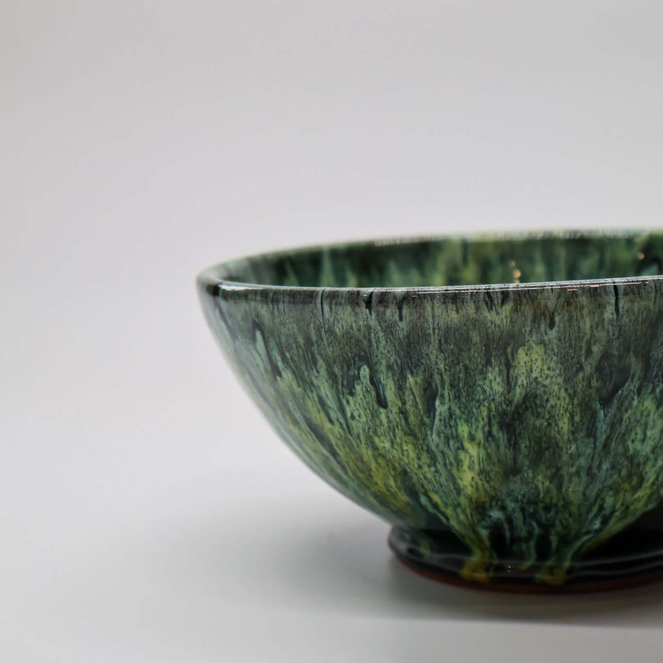 Saladier et bols - collection Amal, vert