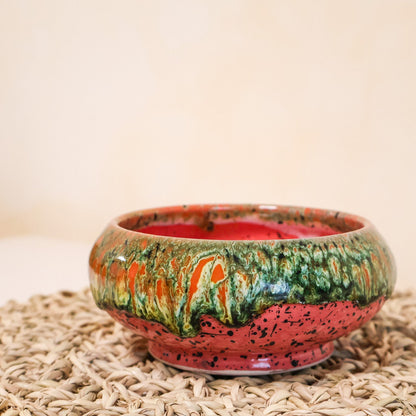 Plat arrondi en céramique, 3 tailles - collection Ayyur