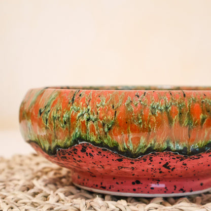 Plat arrondi en céramique, 3 tailles - collection Ayyur