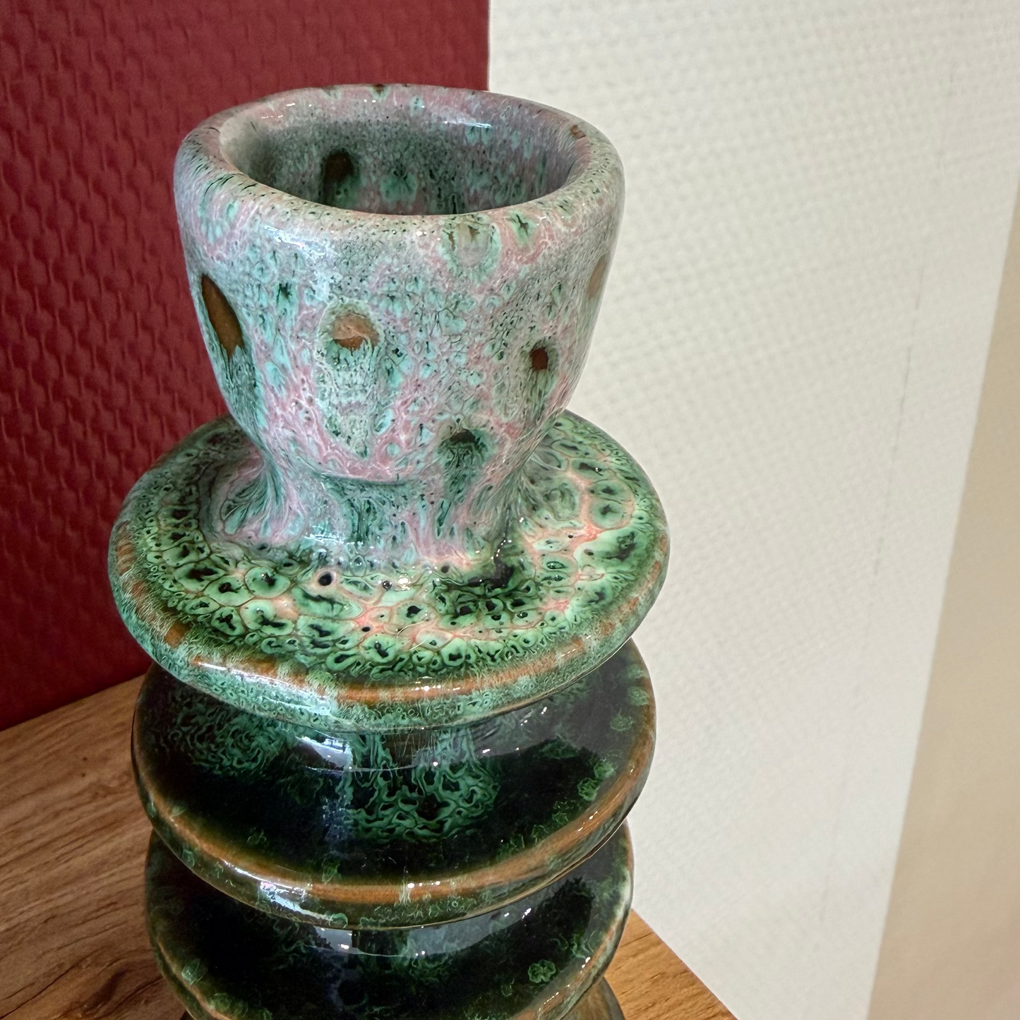 Bougeoir en céramique Burj – Collection Ayyur