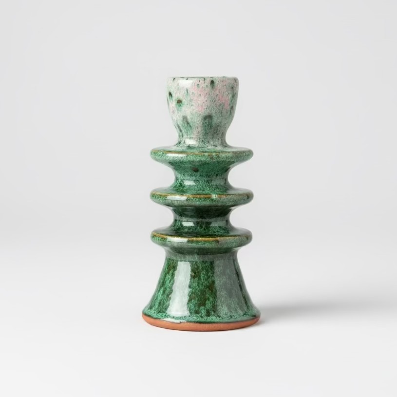 Bougeoir en céramique Burj – Collection Ayyur