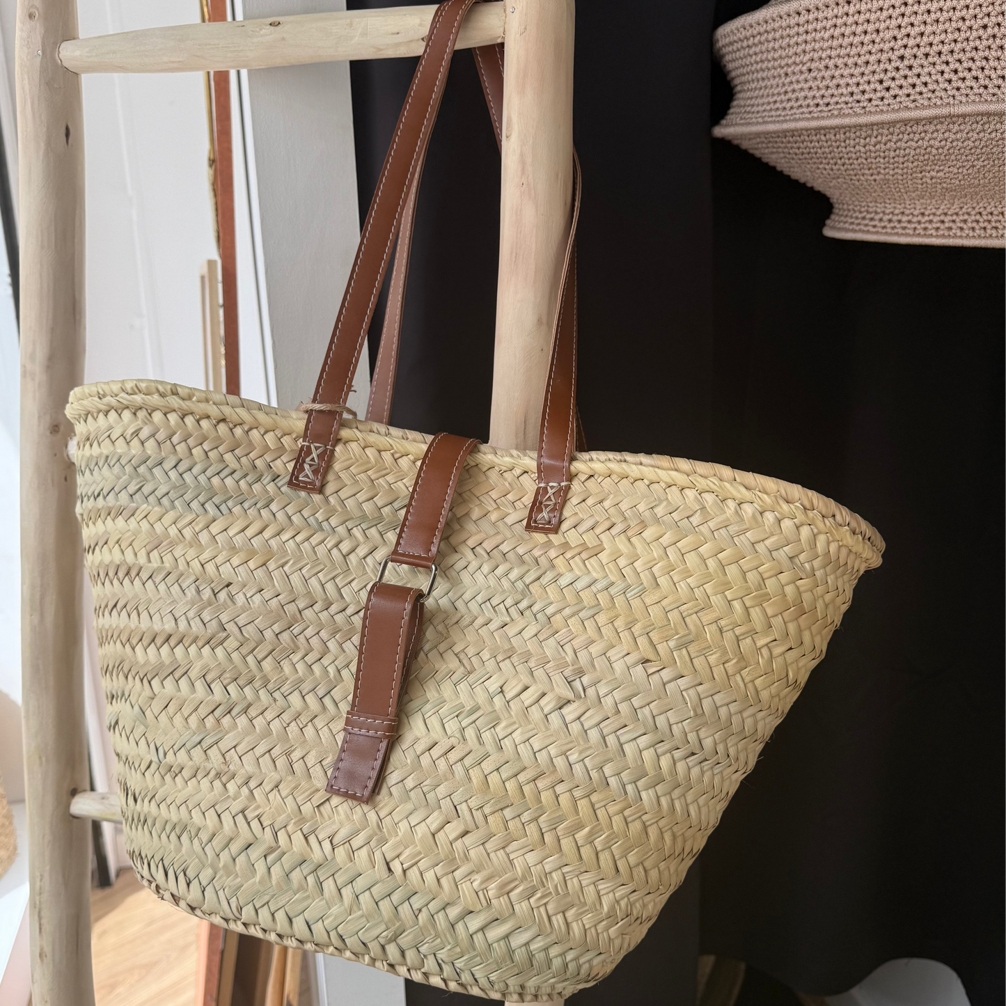 Sac panier marocain avec fermoir
