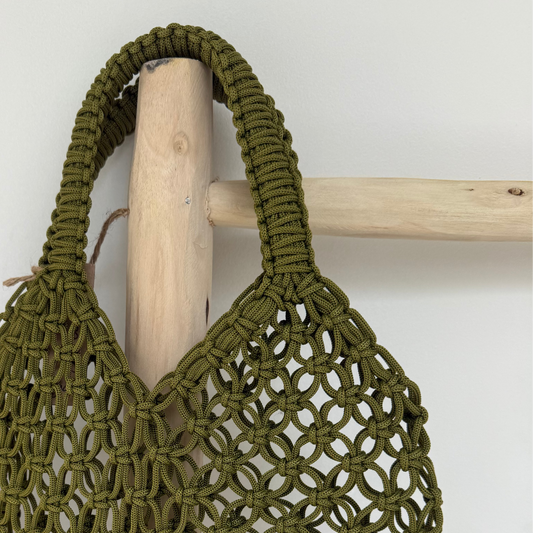 Sac panier en crochet marocain