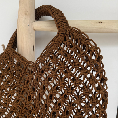 Sac panier en crochet marocain