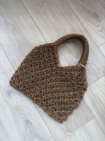 Sac panier en crochet marocain
