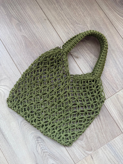 Sac panier en crochet marocain