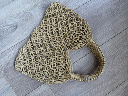 Sac panier en crochet marocain