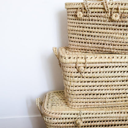 malle-rangement-osier-marocain en lot