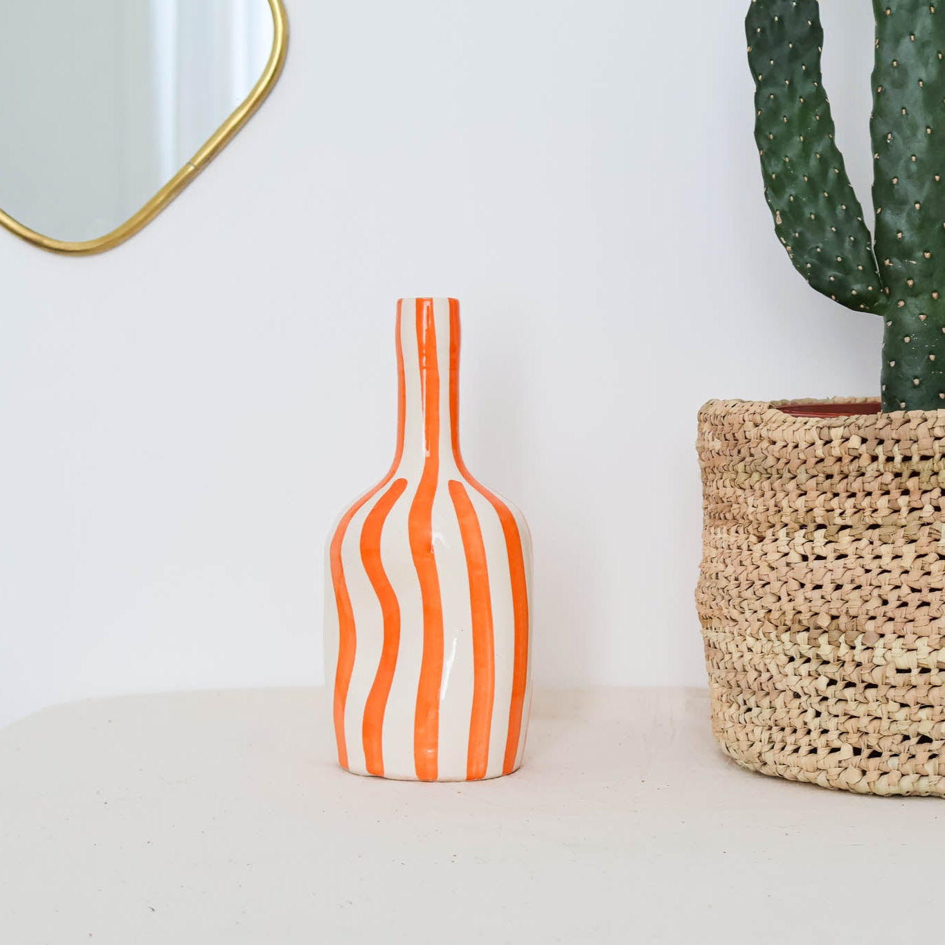 Vase bouteille Qenina – fabrication artisanale