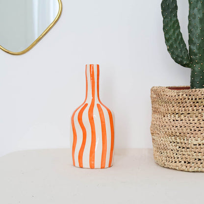 Vase bouteille Qenina – fabrication artisanale