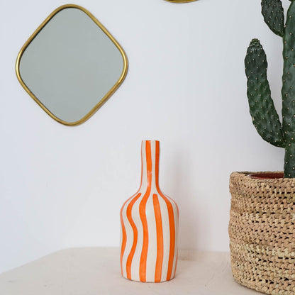 Vase bouteille Qenina – fabrication artisanale