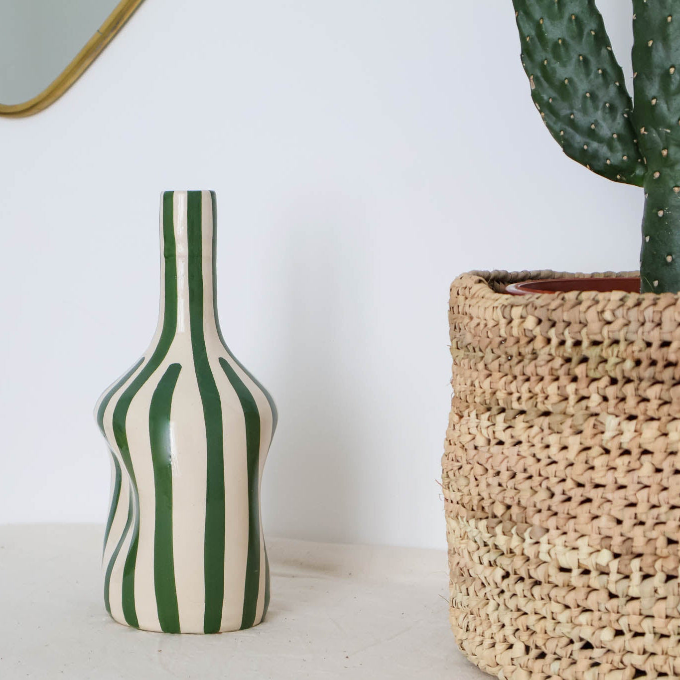 Vase bouteille Qenina – fabrication artisanale