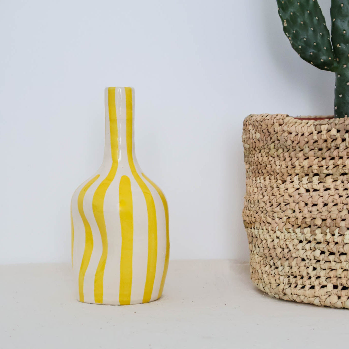 Vase bouteille Qenina – fabrication artisanale