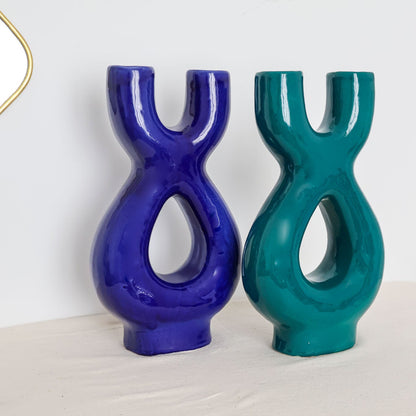 Vase Ya en terre cuite émaillée