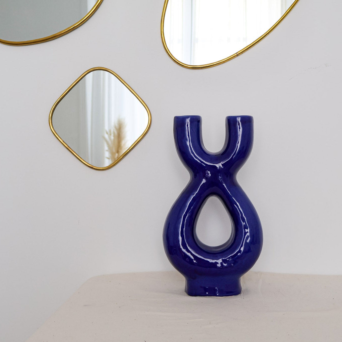 Vase Ya en terre cuite émaillée