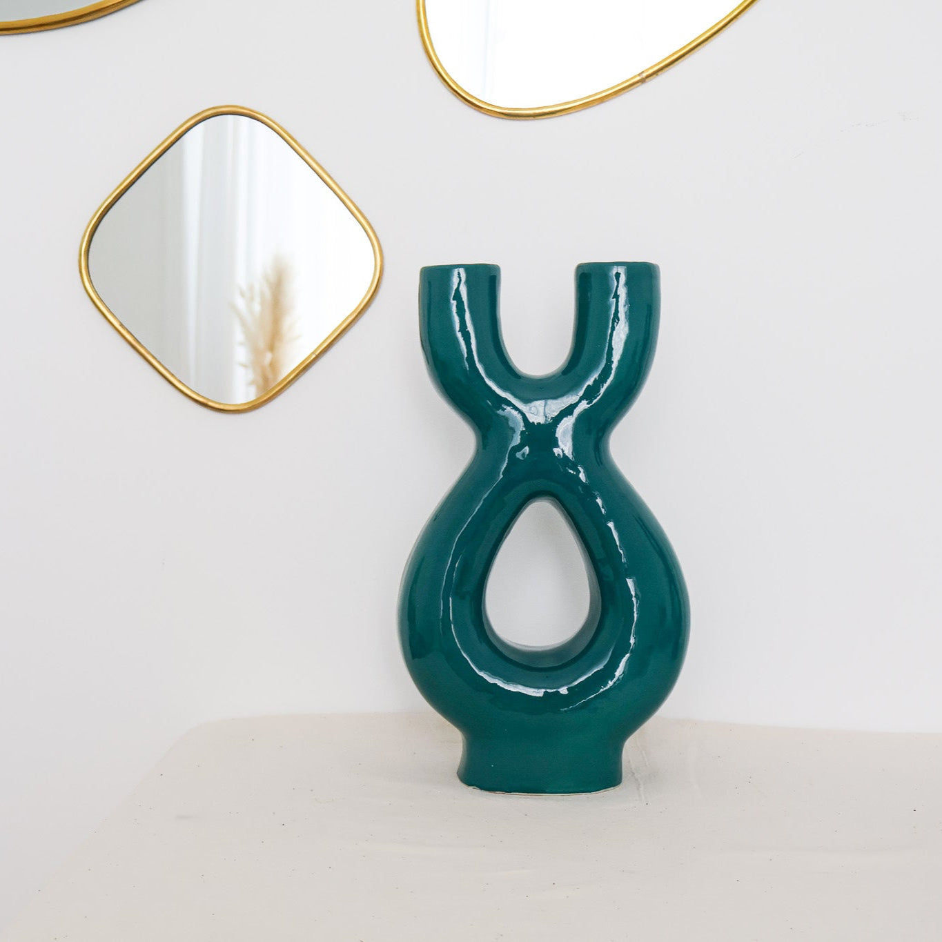 Vase Ya en terre cuite émaillée