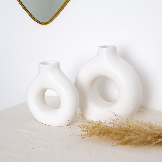 Vase Daira en Tadelakt – fabrication artisanale
